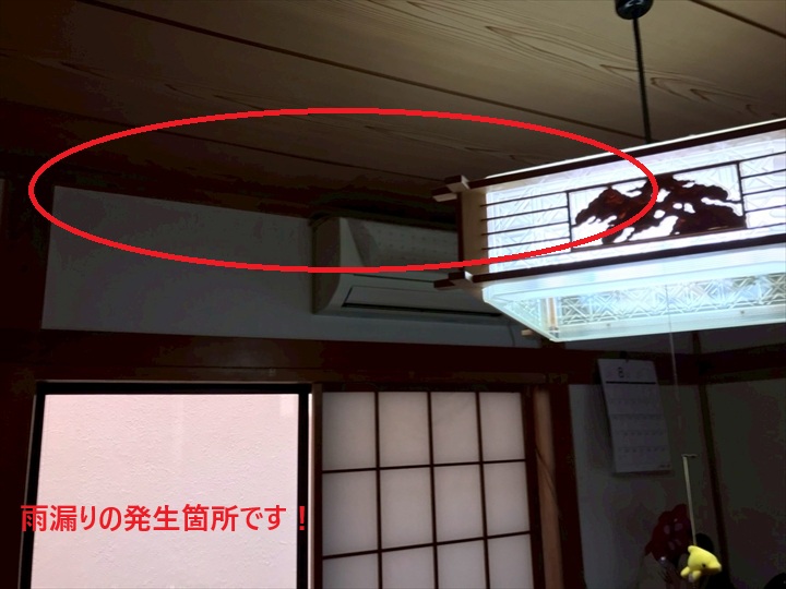 雨漏り箇所