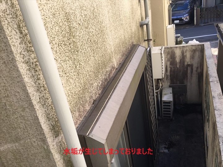 【世田谷区桜丘】リシン吹き付け外壁に苔が発生する原因とメンテナンス方法