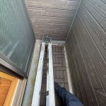 ベランダの床を確認