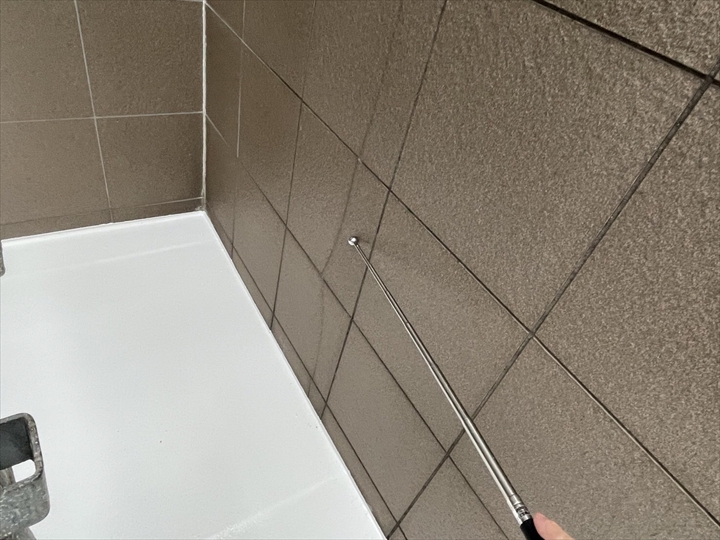 割れた部分の打診検査