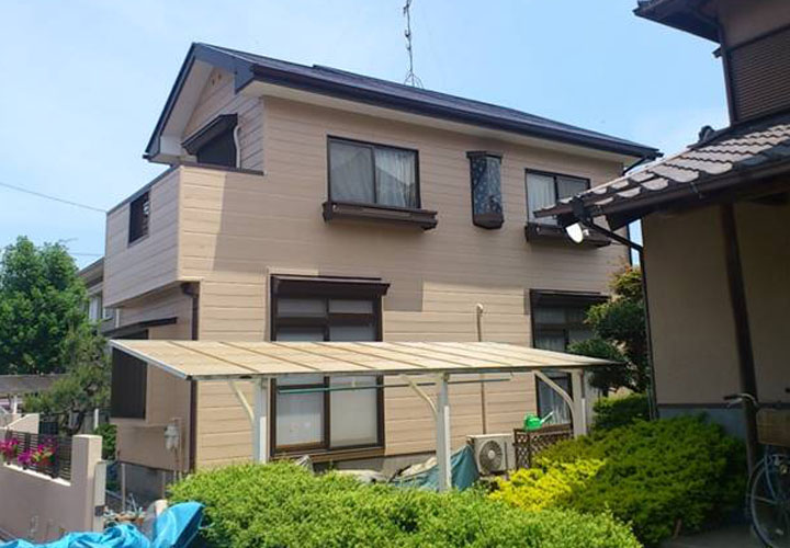 印旛郡栄町竜角寺台で屋根外壁塗装を行いました