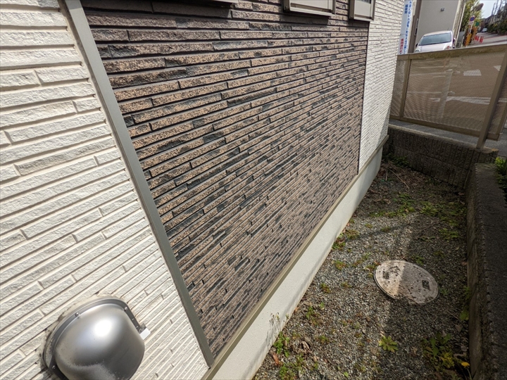 汚れが見える外壁面