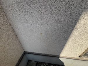 外壁に錆汁