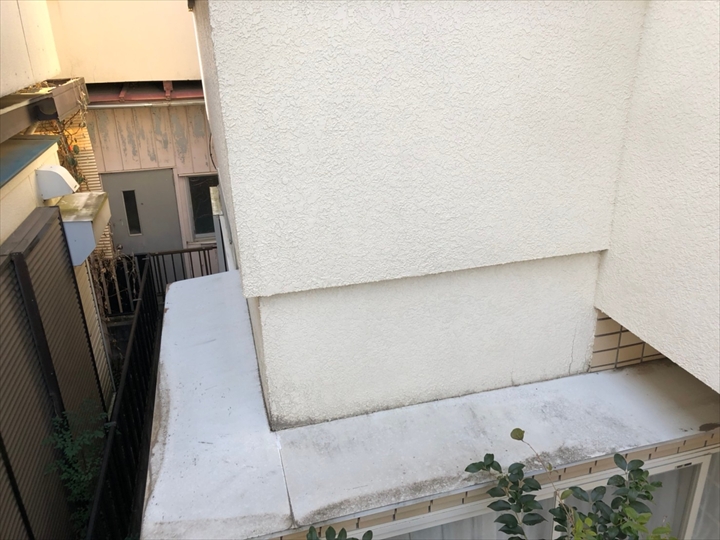 下屋と外壁の取り合い部