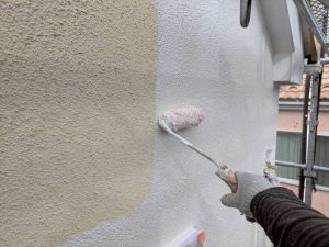 外壁下塗り