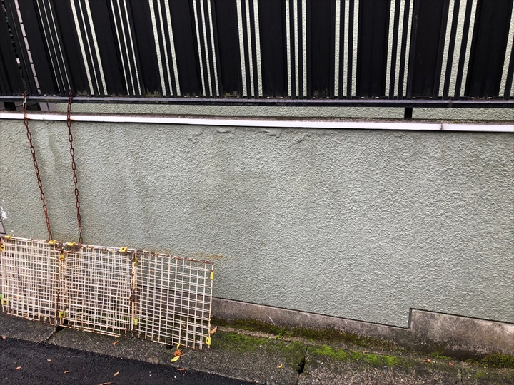 擁壁表面の浮き症状