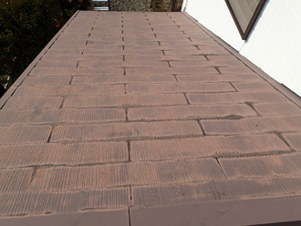 町田市相原町にて高耐久シリコ塗料で屋根塗装工事を実施