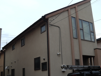 横浜市金沢区にて低汚染塗料で屋根と外壁塗装を行いました