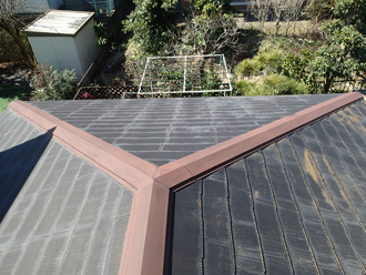 松田町にて屋根塗装を実施、遮熱塗料サーモアイSiを使用いたしました