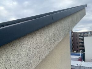 破風板の仕上げ（外壁同質仕上げ）