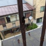 腐食して穴が開いておりました