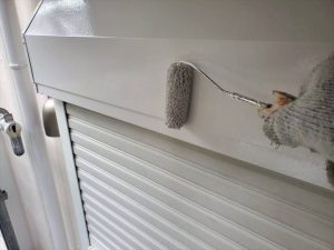 鉄部塗装シャッターボックス