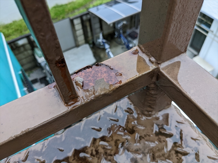 錆が露出している箇所もありました