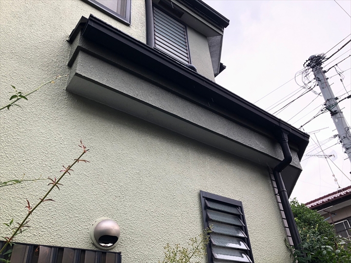 外壁側面と付帯部確認
