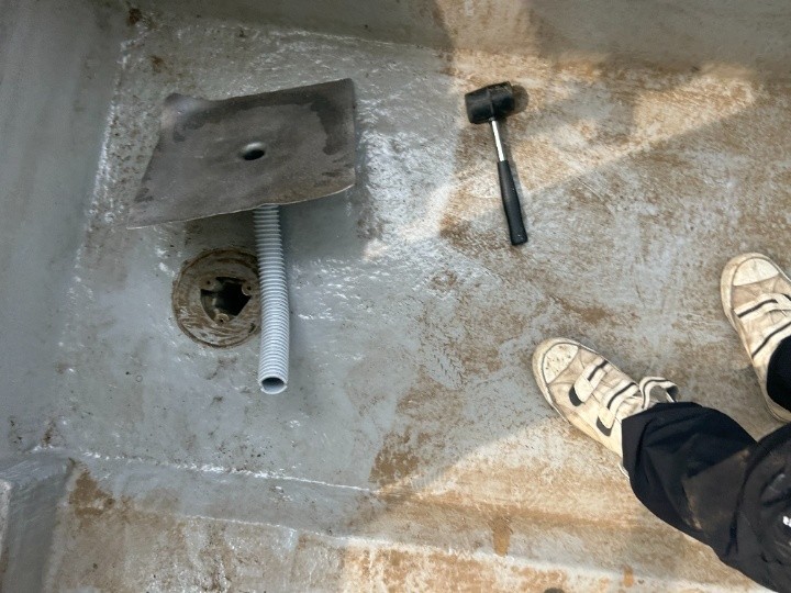 改修用ドレンの設置