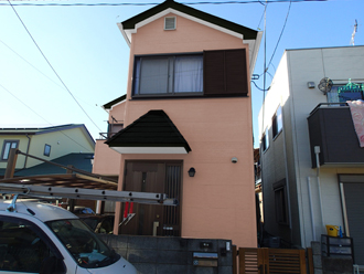 千葉県　八千代市　屋根塗装　外壁塗装　足場架設　メッシュシート