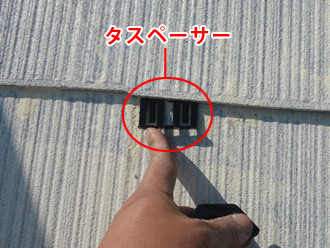 千葉県千葉市中央区　屋根塗装　タスペーサー