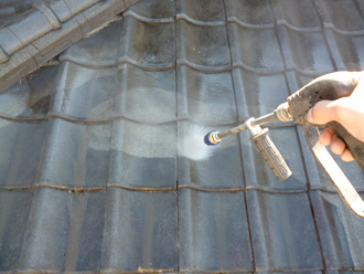 千葉県印旛郡栄町　高圧洗浄　屋根