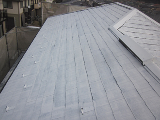 千葉県印旛郡酒々井町　外壁塗装　屋根塗装　バルコニー防水　屋根塗装　下塗り完了