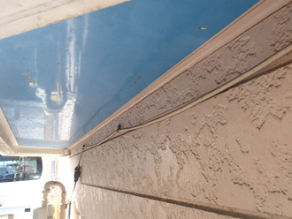 君津市　屋根塗装　外壁塗装　外壁点検　北側の外壁の汚れ