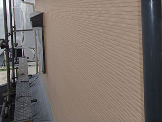 千葉県君津市　外壁塗装　屋根塗装　ベランダ防水　外壁塗装　上塗り完了