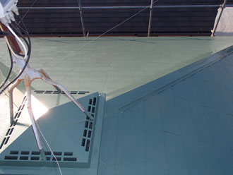 千葉県君津市　外壁塗装　屋根塗装　ベランダ防水　屋根塗装完了