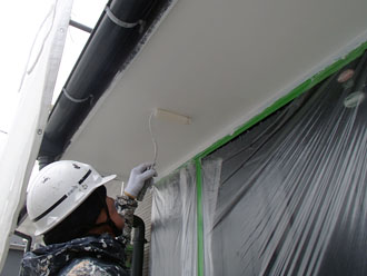 千葉県君津市　外壁塗装　屋根塗装　ベランダ防水　細部の塗装　軒天の塗装