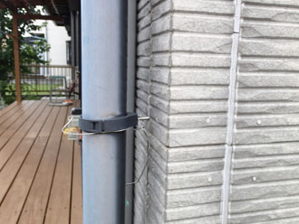 千葉県君津市　外壁塗装　屋根塗装　ベランダ防水　点検　雨樋の色褪せ