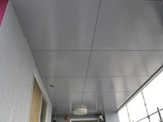 千葉県　富津市　細部の塗装　天井の塗装完了