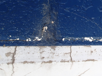 千葉県富津市　外壁塗装　屋根カバー工法　点検　化粧面の剥がれ