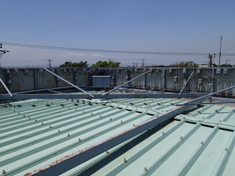千葉県富津市　外壁塗装　屋根カバー工法　屋根の点検　屋根全体