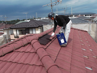 千葉県　市原市　外壁塗装　屋根塗装　1回目の塗装