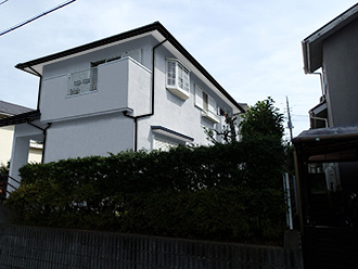 千葉県市原市　屋根カバー　外壁塗装　モルタル外壁補修修　カラーシミュレーション　薄めのグレイッシュブルー