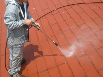 千葉県木更津市　屋根の高圧洗浄