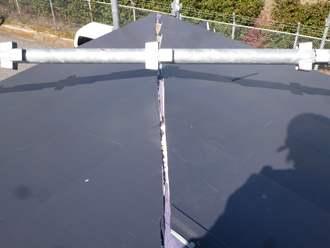 千葉県木更津市　外壁塗装　屋根カバー工法　ガルバリウム鋼板　横暖ルーフきわみ設置