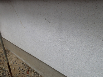千葉県木更津市　外壁塗装　屋根カバー工法　外壁の汚れ