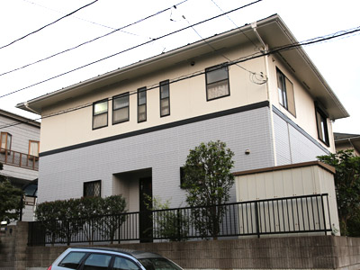 千葉県松戸市　屋根塗装　外壁塗装 完工後