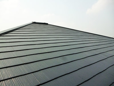 千葉県松戸市　屋根塗装　外壁塗装 完工後の屋根
