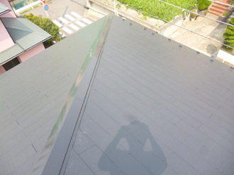 千葉県松戸市　屋根塗装　外壁塗装　屋根塗装完了