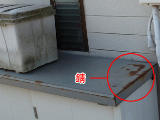 千葉県　習志野市　屋根塗装　外壁塗装　外壁点検　錆