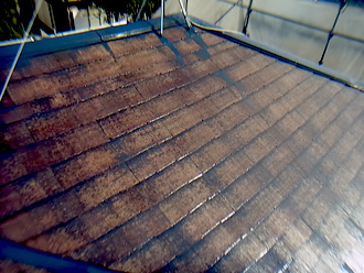 千葉県袖ヶ浦市　高圧洗浄後の屋根