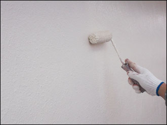 袖ケ浦市　外壁塗装　上塗り　クリーンマイルドシリコン
