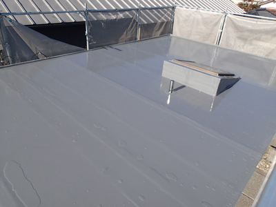 千葉県香取市　外壁塗装　陸屋根　防水工事　屋根塗装　外壁塗装 完工後