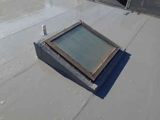 千葉県香取市　外壁塗装　陸屋根　防水工事　屋根塗装　縁切り作業
