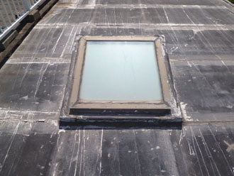 千葉県香取市　外壁塗装　陸屋根　防水工事　点検　トップライト