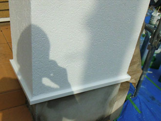 東京都世田谷区　外壁塗装　上塗り　ナノコンポジットW