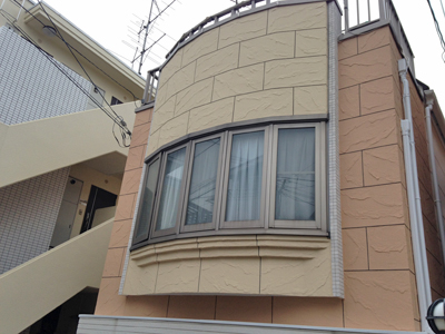 東京都大田区　屋根塗装　外壁塗装 完工後