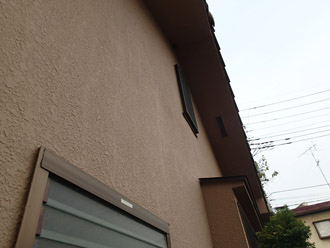 東京都昭島市　外壁塗装　外壁の点検　汚れと色褪せ