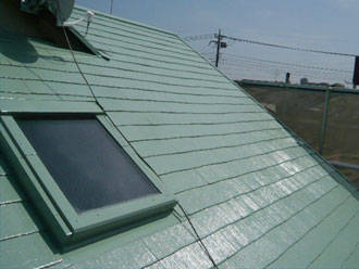 東京都町田市　屋根塗装　遮熱塗料　完工