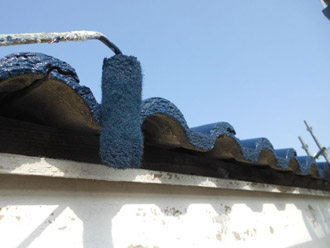 神奈川県三浦市　外壁塗装　屋根塗装　瓦の縁もしっかり塗装